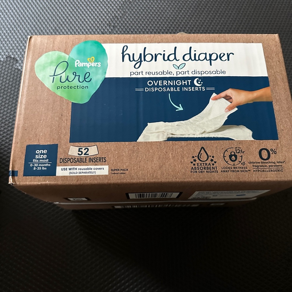Pampers Hybrid Overnight disposable inserts